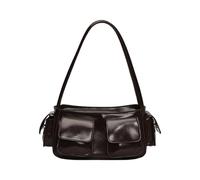Korean Styles Armpit Bag For Women Girl Autumn Winter Commuting Bag Multi-Pockets Shoulder PU Leather Underarm Korean Styles Shoulder For Women Multi-pockets Armpit Handbag And Purse