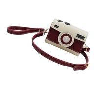 Korean Styles Crossbody Bag For Women PU Leather Shoulder Bag Contrasting Colors Handbag And Purse Women Camera Shape Shoulder Contrasting Colors Phone Pu Crossbody