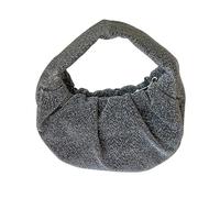 Korean Styles Daily Bag For Women And Girl Aesthetic Handbag All-Matching Dumplings Bag Fashion Top Handle Moon Women Ruched Handbag Dating