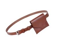 Korean Styles Fashionable Small Waist Bag for Women PU Leather Belt Bags with Stylish Design and Multiple Compartments Lightweight Portable Hip Bag