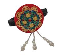 Korean Styles Floral Pearls Headband Comfortable And Stylish Hanbok Headwear Accessory For Festivals And Celebrations