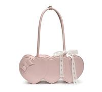 Korean StyleS Heart Shoulder Bag Fashion Ladies Handbag PU Leather Underarm Bag Armpit Purse For Various Occasion Korean Shoulder