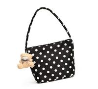Korean Styles Oxford Cloth Shoulder Bag Fashionable Bucket Bag Underarm Bags Casual Handbag For Women And Students Underarm Purse