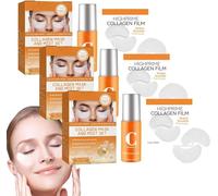 Korean Technology Soluble Collagen Film Set, Highprime Collagen Film & Mist Kit, High Prime Collagen Film and Mist, Anti-Aging Smoothes Fine Lines Wrinkles (3set)