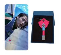 Korean Traditional Game 3D Printed Cosplay Necklace Squid Keychain (necklace 1)