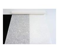 Korean Traditional Mulberry Paper HanJi Roll Natural Fiber Texture White 21.3 x 787.4 by NaRaOn HanJi