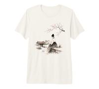 Korean Traditional Woman Hanbok Folk Village Premium T-Shirt