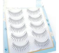 Korean U-shaped Individual False Eyelashes Lash Extension Noglue Idol Lashes Natural Comic Eye Lash Clusters Makeup Cosplay