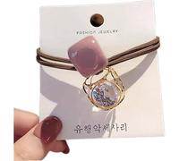Korean Version Dopamine Hair Loop Ins Headband Simple Hair Tie Skin Band Balls Multiple Sets Of Hair Ropes