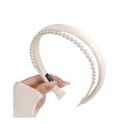 Korean Version Of Pearl High Skull Headband For Women 2025 Temperament High-end Bridal Wedding Hair Accessories(3)
