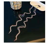 Korean women's braided color rope dirty braids hairpin hair flash diamond chain ponytail ornament headdress(5)