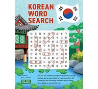 Korean Word Search: Learn 2,400+ Essential Korean Words Completing over 200 Puzzles