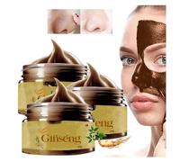 KoreanHana Ginseng Peel off Face Mask - Ginseng Mask,Korean Ginseng Mask, Korean Ginseng Peel off Face Mask, Herbal Refining Peel-Off Facial Mask, Ginseng Face Mask for Exfoliate Shrink Pores (3PC)