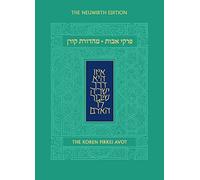 Koren Pirkei Avot, Compact Size, Hebrew/English