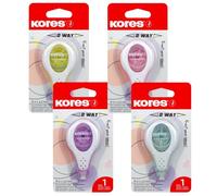 Kores 2Way Correction Tape, Pastel-Themed, 8m x 4.2mm, Pack of 1