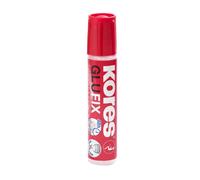 Kores Adhesive Paper Kleber GluFix, Liquid Transparent, 30 ml, 12 pcs, Transparent