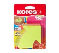 Kores - Arrow Shaped Fantasy Sticky Notes - Coloured, Self-Stick Notes, Note Pad, Back to School Supplies, Office Supplies - 70x70mm, Pack of 1 x 250 Sheets in Assorted Colours
