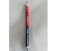 Kores coloured pencil, twin jumbo, 3-edge, 3 mm, 6 pieces, blue / red, red/blue, 1