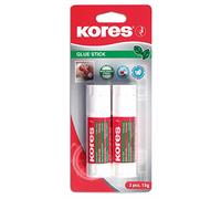 Kores - Glue Stick - Strong Hold White Adhesive Craft Glue, Safe, Non-Toxic - University Essentials, Back to School Stationery, Stationery Supplies, Office Supplies - Pack of 2 x 15g