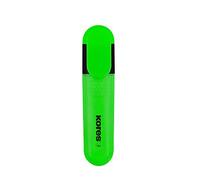 Kores - Green Highlighter Pen - Bright Liner Plus, Chisel Tip, Universal Water Based-Ink Highlighter Pen with Ergonomic Shape - Stationery School Supplies, Office Supplies - Pack of 10
