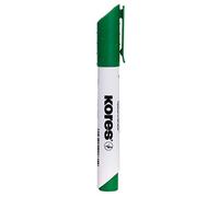 Kores - Green Whiteboard Marker Pens - K-Marker XW1, Round Tip with Low-Odour Ink - Dry Wipe Marker Pens - Back to School Supplies, Office Supplies - Pack of 12