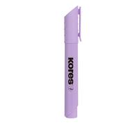 Kores High Liner Plus Pastel Highlighter Pen, Lilac, Box of 12