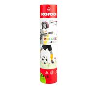 Kores - Kolores, 12 Triangular Shape Colouring Pencils - Twist & Turn, Coloured Pencils with Soft Lead, Triangular Shape, FSC Wood - Back to School Supplies - Set of 12 Assorted in Carton Case