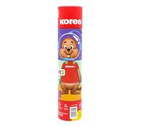 Kores - Kolores Jumbo Twist & Turn: 12 Thick Coloured Pencils, Eco-Friendly 100% FSC Certified Wooden Pencils for Kids with Soft Lead and Triangular Shape, Set of 12 Assorted Colours and Sharpener