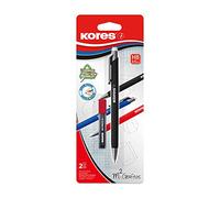 KORES - M2 Grafitos - Mechanical Pencil with Rubber in Assorted Colours - Rubber End, Soft, HB Pencils - Mechanical Pencil, School Pencils, Revision Supplies - Single Pack with 12 Refill Leads