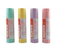 Kores - Pastel Glue Stick - Strong Hold Adhesive Glue, Safe, Non-Toxic - Back to School Stationery, Stationery Supplies, Office Supplies - Pack of 12 x 20g
