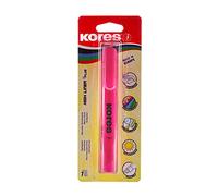 Kores - Pink Highlighter Pen - High Liner Plus, Fluorescent, Water Based-Ink Highlighter Pen with Ergonomic Shape - Stationery School Supplies, Office Supplies - Single Pack