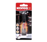 Kores - Super Glue - Power Liquid Glue, Instant, Extra Strong - Multipurpose, Clear, 3g