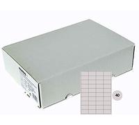 Kores - Universal Self-Adhesive Labels, Format 52,5 x 29,7 mm, White - Pack of 500 Sheets