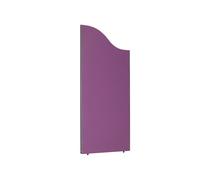 Korey Acoustic Wave Linking Floor Office Screens, 100wx210h (cm), Royal