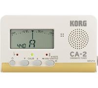 Korg - CA-2 Chromatic Digital Tuner for Stringed, Woodwind and Brass Instruments - White