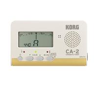 Korg - CA-2 Chromatic Digital Tuner for Stringed, Woodwind and Brass Instruments - White