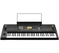Korg - EK-50 Digital Keyboard with 61 Touch Sensitive Keys - Black