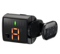 Korg GripTune Clip-on Chromatic tuner for Guitar & Bass, Black