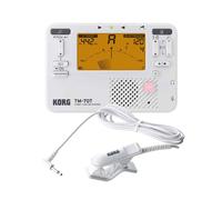 Korg TM70 Combined Metronome and Chromatic Tuner with Contact Microphone - White