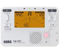 Korg TM70T Combined Metronome and Chromatic Tuner - White