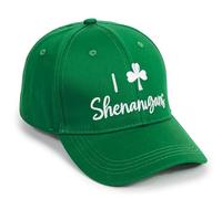 KorhLeoh Women Men Shamrock-Baseball-Cap St.Patrick's Day Irish 3-Leaf-Clover-I-Shenanigans Baseball-Hat for Unisex Adjustable-Track-Hat