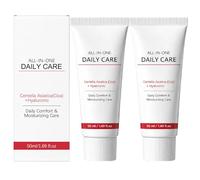 Koriderm Time Reverse Cream, Time Reverse Centella Moisturiser Face, Restores Skin Elasticity & Glow, Korean Skincare, Even Skin Tone & Pore Care, Suitable for All Skin Types (2Pc)