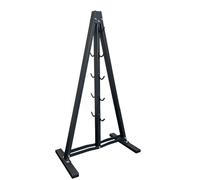 KORIKAHM Lat Pulldown Attachments Storage Rack, Wall Mounted Lat Pull Down Bar Organizer with Heavy Duty Hooks, Steel Gym Accessory Rack for Cable Attachment (Gym rack 1)