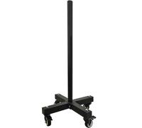 KORIKAHM Upgraded Movable Olympic Weight Plate Rack with Wheel for 2-Inch Bumper Plates Weight Storage, Strength Training Vertical Weight Tree Holder Stand for Home Gym Workout