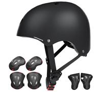 KORIMEFA Kids Bike Helmet with Pads Toddler Helmet for 2-13 Years Old Boys Girls 47-56cm Head Adjustable with Safety Protection Gear for Skateboard BMX Roller Blade Cycling Scooter