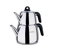Korkmaz Bella Nora Stainless Steel Teapot Suitable for All Heat Sources