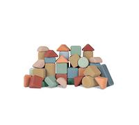 korko Cork Building Block Set - Quiet, Colourful, Safe and Full of Love for the Environment (60 Pieces)