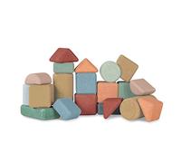Korko Cork Building Block Set - Quiet, Colourful, Safe and Full of Love for the Environment (Pack of 20)