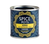 Korma Curry Powder by Spice Pots - 100% Natural Ingredients - Gluten Free & Vegan Indian Curry Powder - Dry Spice Mix For Fish, Chicken & Vegetarian Dishes (Mild Heat) - 80G Pot (16 Servings)