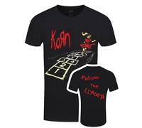 Korn Follow The Leader Hopscotch Men's Black T-Shirt